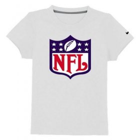 Wholesale Cheap NFL Logo Youth T-Shirt White