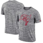 Wholesale Cheap Tampa Bay Buccaneers Nike Sideline Legend Velocity Travel Performance T-Shirt Heathered Black