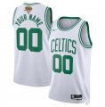 Cheap Men's Boston Celtics Active Player Custom White 2024 Finals Association Edition Stitched Basketball Jersey