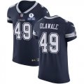 Wholesale Cheap Nike Cowboys #49 Jamize Olawale Navy Blue Team Color Men's Stitched With Established In 1960 Patch NFL Vapor Untouchable Elite Jersey