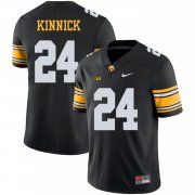 Wholesale Cheap Iowa Hawkeyes 24 Nile Kinnick Black College Football Jersey