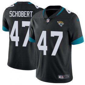 Wholesale Cheap Nike Jaguars #47 Joe Schobert Black Team Color Men\'s Stitched NFL Vapor Untouchable Limited Jersey