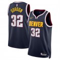 Cheap Men's Denver Nuggets #32 Aaron Gordon Navy 2024 Icon Edition Stitched Basketball Jersey