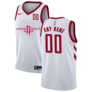 Wholesale Cheap Rockets Customized White Nike City Edition Number Swingman Jersey