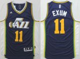 Wholesale Cheap Utah Jazz #11 Dante Exum Revolution 30 Swingman 2014 New Navy Blue Jersey