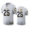 Wholesale Cheap Miami Dolphins #25 Xavien Howard Men's Nike White Golden Edition Vapor Limited NFL 100 Jersey