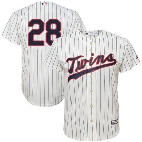 Wholesale Cheap Twins #28 Bert Blyleven Cream Strip Cool Base Stitched Youth MLB Jersey