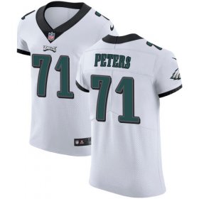 Wholesale Cheap Nike Eagles #71 Jason Peters White Men\'s Stitched NFL Vapor Untouchable Elite Jersey