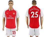 Wholesale Cheap Arsenal #25 Jenkinson Home Soccer Club Jersey