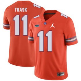 Wholesale Cheap Florida Gators 11 Kyle Trask Orange College Football Jersey