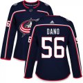 Wholesale Cheap Adidas Blue Jackets #56 Marko Dano Navy Blue Home Authentic Women's Stitched NHL Jersey