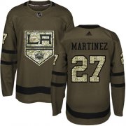 Wholesale Cheap Adidas Kings #27 Alec Martinez Green Salute to Service Stitched NHL Jersey