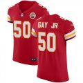 Wholesale Cheap Nike Chiefs #50 Willie Gay Jr. Red Team Color Men's Stitched NFL Vapor Untouchable Elite Jersey