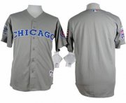 Wholesale Cheap Cubs Blank Grey 1990 Turn Back The Clock Stitched MLB Jersey