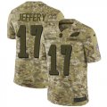 Wholesale Cheap Nike Eagles #17 Alshon Jeffery Camo Men's Stitched NFL Limited 2018 Salute To Service Jersey