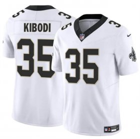 Cheap Men\'s New Orleans Saints #35 Jacob Kibodi White F.U.S.E Vapor Limited Stitched Football Jersey