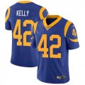 Wholesale Cheap Nike Rams #42 John Kelly Royal Blue Alternate Men's Stitched NFL Vapor Untouchable Limited Jersey