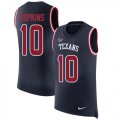 Wholesale Cheap Nike Texans #10 DeAndre Hopkins Navy Blue Team Color Men's Stitched NFL Limited Rush Tank Top Jersey