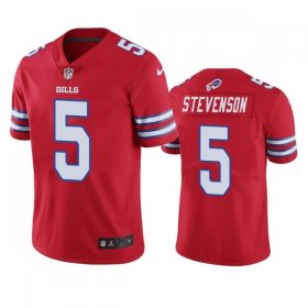 Wholesale Cheap Men\'s Buffalo Bills #5 Marquez Stevenson Red Vapor Untouchable Limited Stitched Jersey