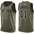 Wholesale Cheap Men's Nike San Antonio Spurs #11 Bryn Forbes Green Basketball Swingman Salute to Service Jersey