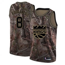 Wholesale Cheap Women\'s Sacramento Kings #8 Bogdan Bogdanovic Camo Basketball Swingman Realtree Collection Jersey