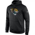 Wholesale Cheap Men's Jacksonville Jaguars Nike Black Practice Performance Pullover Hoodie