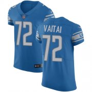 Wholesale Cheap Nike Lions #72 Halapoulivaati Vaitai Blue Team Color Men's Stitched NFL Vapor Untouchable Elite Jersey