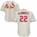 Wholesale Cheap Cardinals #22 Jack Flaherty Cream New Cool Base Stitched MLB Jersey