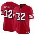 Cheap Men's San Francisco 49ers #32 Patrick Taylor Jr New Red 2024 F.U.S.E. Vapor Untouchable Limited Stitched Football Jersey