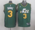 Wholesale Cheap Utah Jazz #3 Trey Burke Revolution 30 Swingman 2014 New Green Swingman Jersey