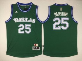 Wholesale Cheap Men\'s Dallas Mavericks #25 Chandler Parsons Revolution 30 Swingman 2015-16 Green Jersey