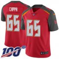 Wholesale Cheap Nike Buccaneers #65 Alex Cappa Red Team Color Men's Stitched NFL 100th Season Vapor Untouchable Limited Jersey