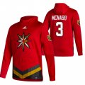 Wholesale Cheap Vegas Golden Knights #3 Brayden Mcnabb Adidas Reverse Retro Pullover Hoodie Red