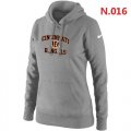 Wholesale Cheap Women's Nike Cincinnati Bengals Heart & Soul Pullover Hoodie Grey