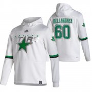 Wholesale Cheap Dallas Stars #60 Ty Dellandrea Adidas Reverse Retro Pullover Hoodie White