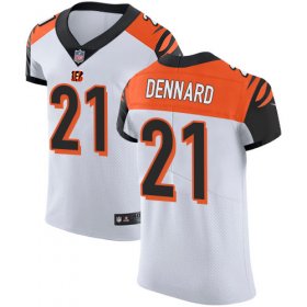 Wholesale Cheap Nike Bengals #21 Darqueze Dennard White Men\'s Stitched NFL Vapor Untouchable Elite Jersey