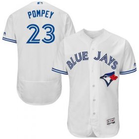 Wholesale Cheap Blue Jays #23 Dalton Pompey White Flexbase Authentic Collection Stitched MLB Jersey