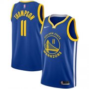 Wholesale Cheap Warriors #11 Klay Thompson Blue Basketball Swingman Icon Edition 2019-2020 Jersey