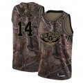 Wholesale Cheap Pelicans #14 Brandon Ingram Camo Basketball Swingman Realtree Collection Jersey