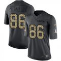 Wholesale Cheap Nike Colts #86 Michael Pittman Jr. Black Men's Stitched NFL Limited 2016 Salute to Service Jersey