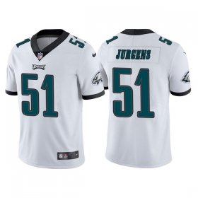 Wholesale Cheap Men\'s Philadelphia Eagles #51 Cameron Jurgens White Vapor Untouchable Limited Stitched Jersey