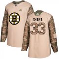 Wholesale Cheap Adidas Bruins #33 Zdeno Chara Camo Authentic 2017 Veterans Day Youth Stitched NHL Jersey