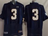 Wholesale Cheap Notre Dame Fighting Irish #3 Joe Montana 2014 Blue Jersey