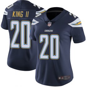 Wholesale Cheap Nike Chargers #20 Desmond King II Navy Blue Team Color Women\'s Stitched NFL Vapor Untouchable Limited Jersey