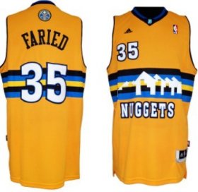 Wholesale Cheap Denver Nuggets #35 Kenneth Faried Revolution 30 Swingman Yellow Jersey