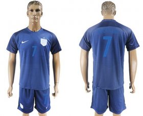 Wholesale Cheap England #7 Beckham Away Soccer Country Jersey