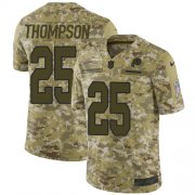 Wholesale Cheap Nike Redskins #25 Chris Thompson Camo Youth Stitched NFL Limited 2018 Salute to Service Jersey