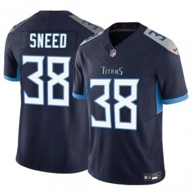 Cheap Youth Tennessee Titans #38 L\'Jarius Sneed Navy 2024 F.U.S.E. Vapor Limited Football Stitched Jersey