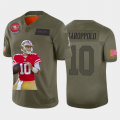 Cheap San Francisco 49ers #10 Jimmy Garoppolo Nike Team Hero 4 Vapor Limited NFL Jersey Camo