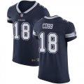 Wholesale Cheap Nike Cowboys #18 Randall Cobb Navy Blue Team Color Men's Stitched NFL Vapor Untouchable Elite Jersey